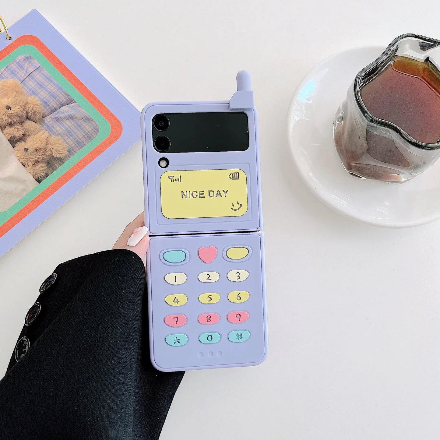 Retro Game Boy Phone Case For Samsung Galaxy Z Flip