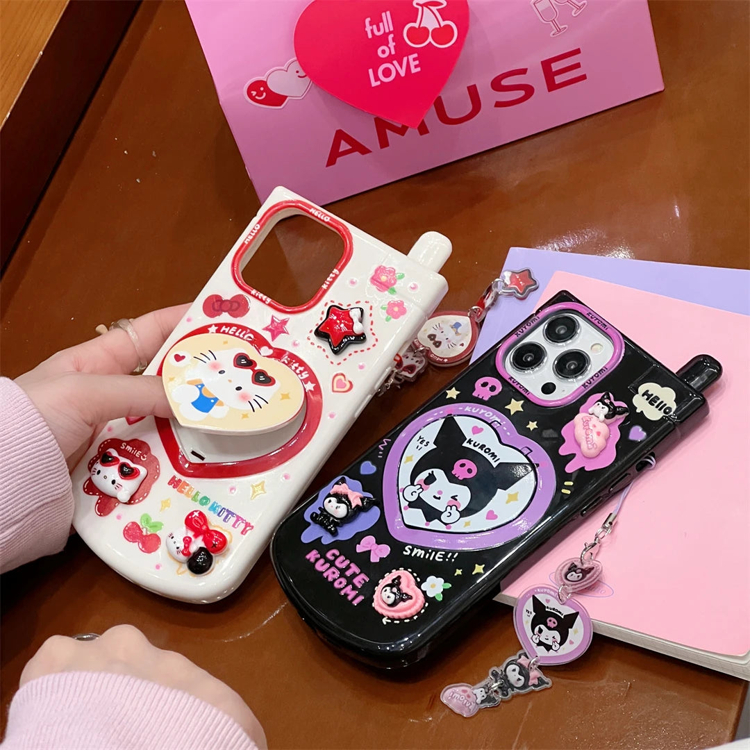 Sanrio Hello Kitty Kuromi iPhone Case w/ Mirror