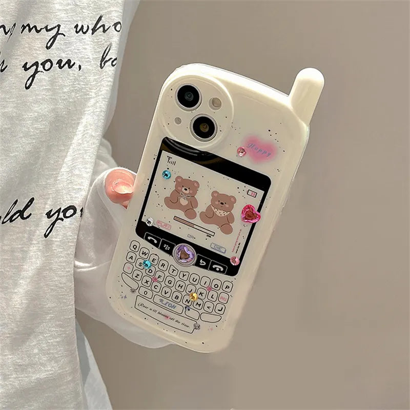 Sparkle Teddy Bear iPhone Case