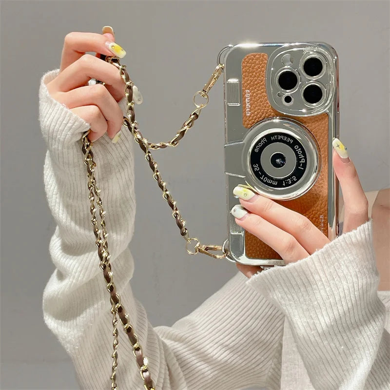 Vintage Camera iPhone Case w/ Bracelet