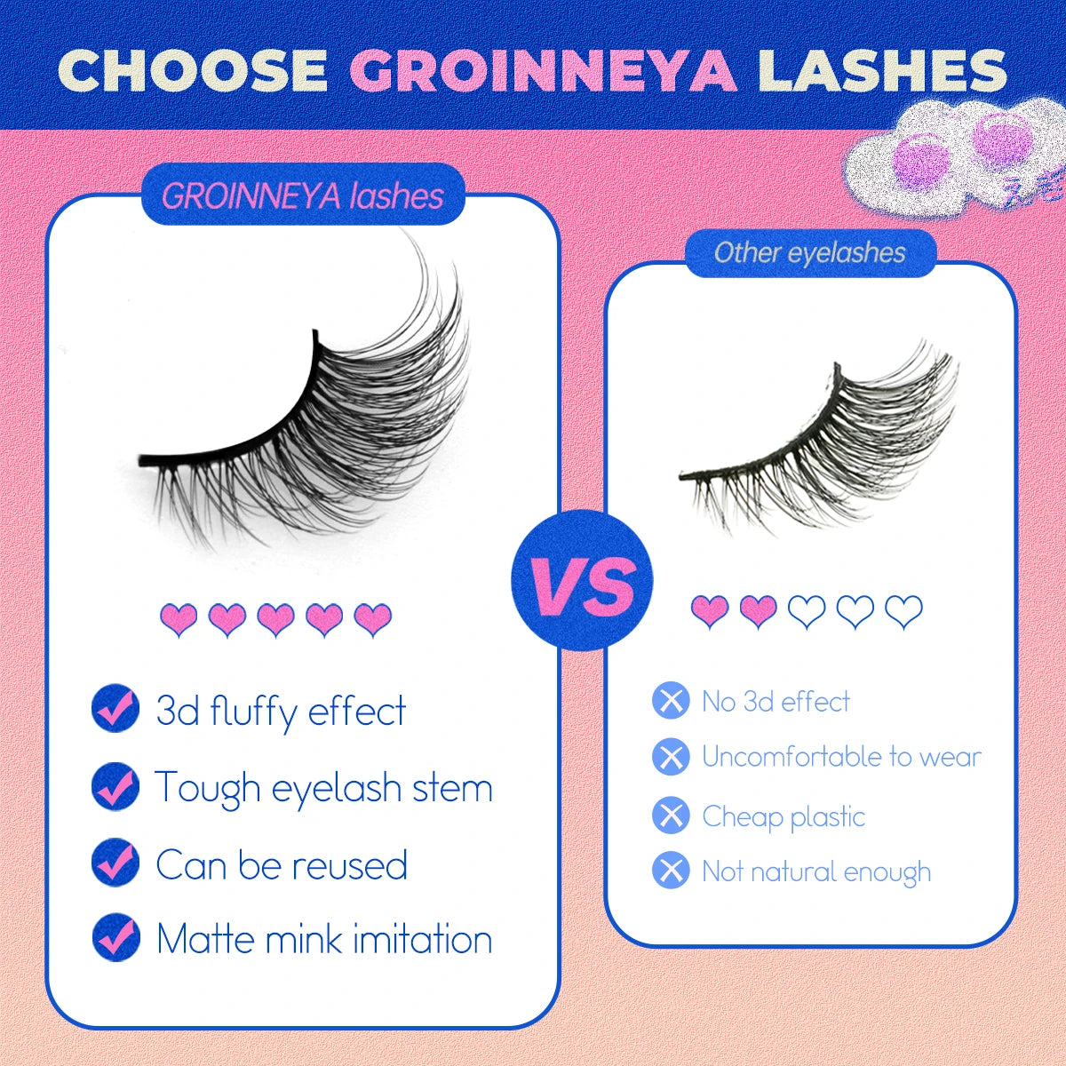 Half Lash Natural Cat Eye