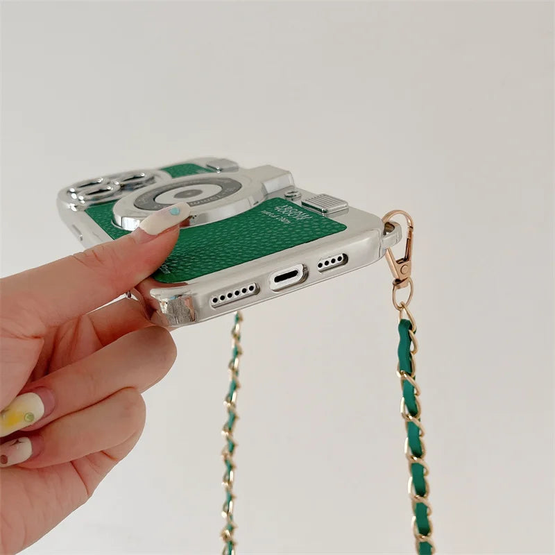 Vintage Camera iPhone Case w/ Bracelet