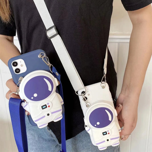Astronaut Coin Purses Case for Samsung Galaxy