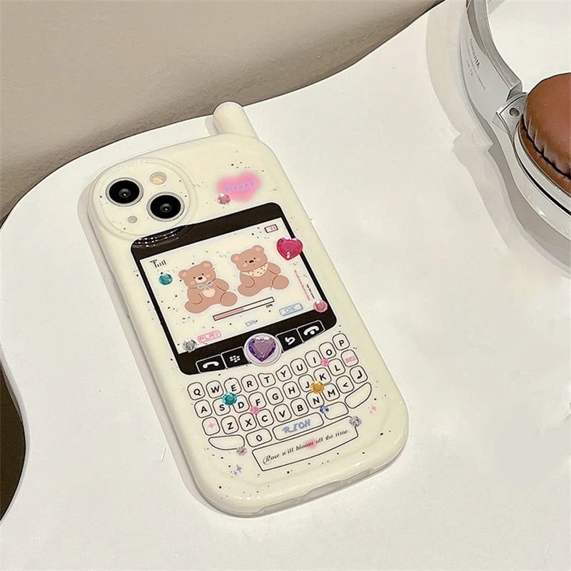 Sparkle Teddy Bear iPhone Case