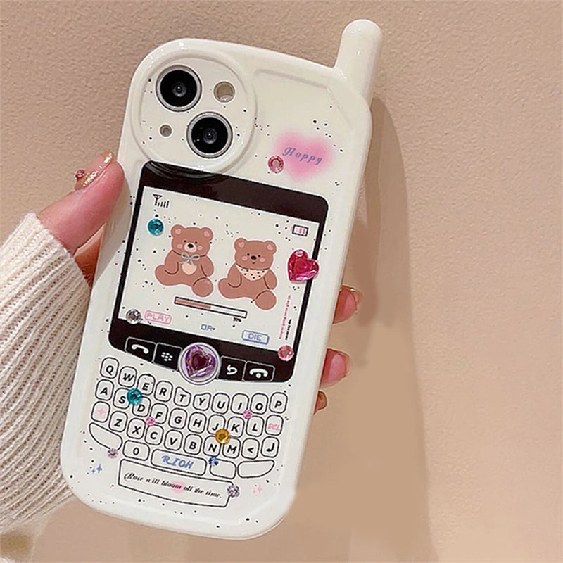 Sparkle Teddy Bear iPhone Case