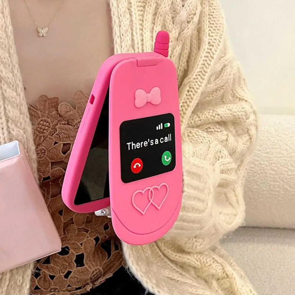 Barbie Bow iPhone Flip Case w/ Mirror