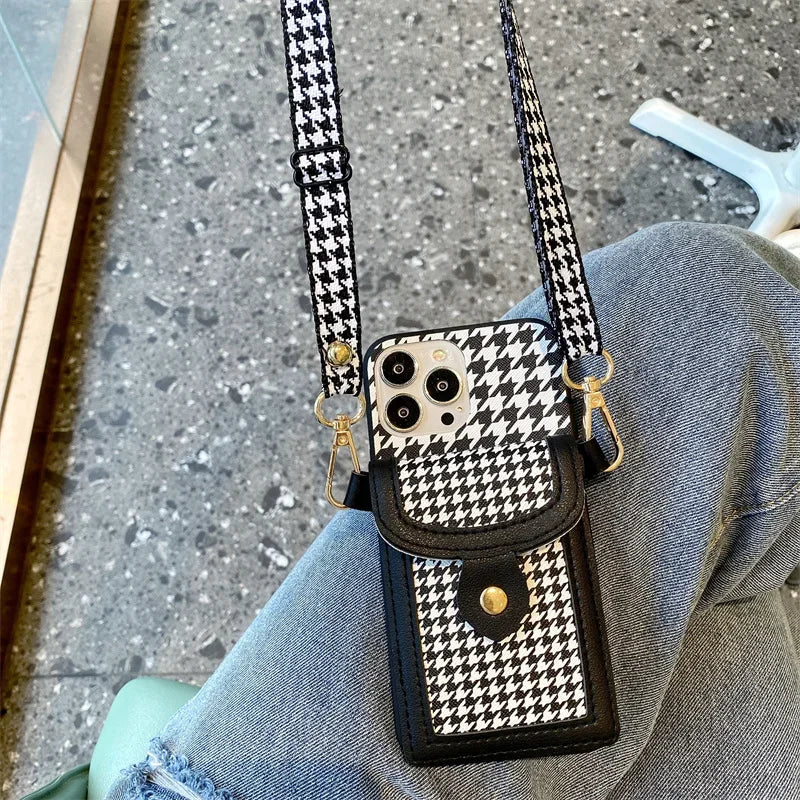 Houndstooth Purse iPhone Case