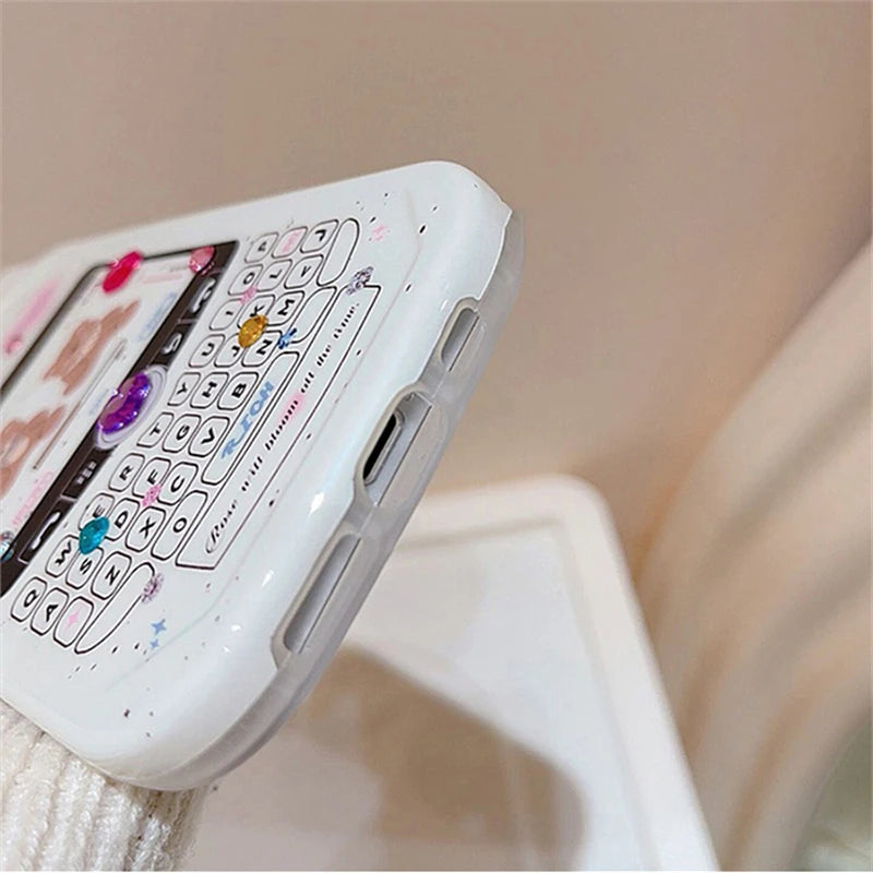 Sparkle Teddy Bear iPhone Case