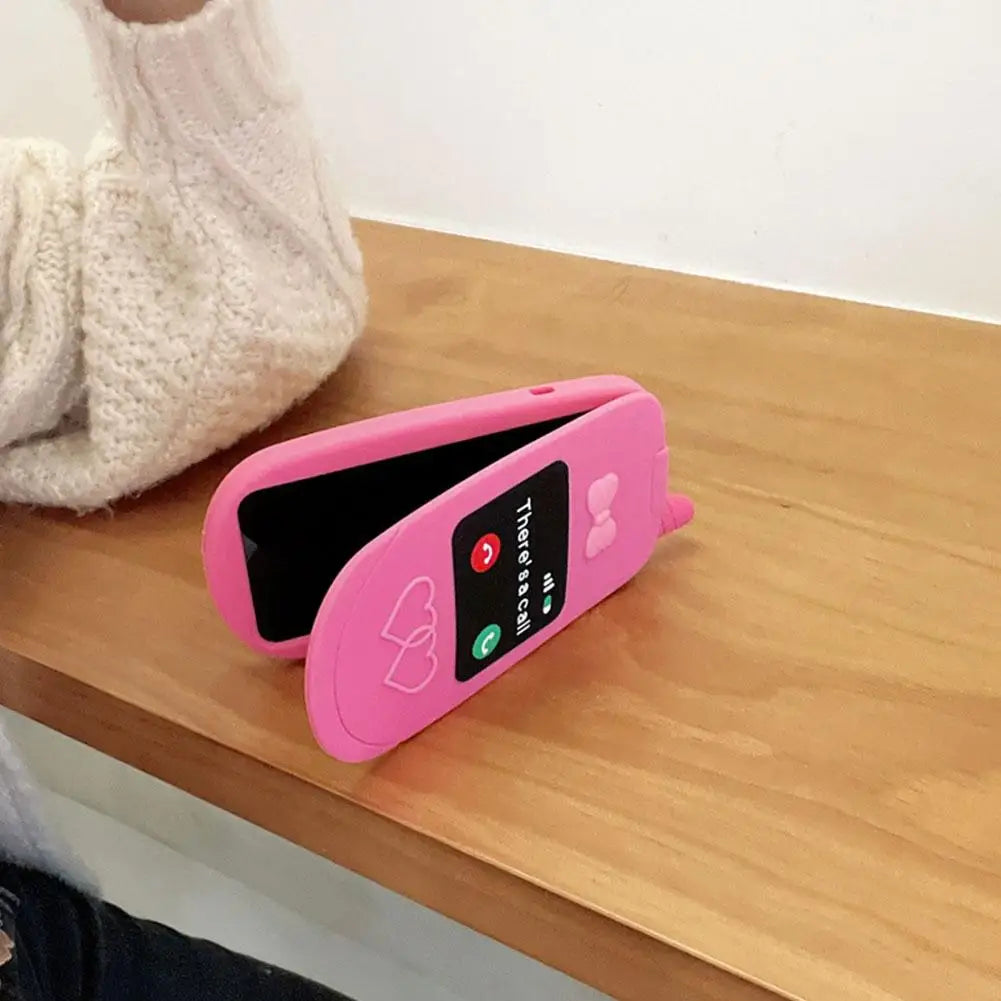 Barbie Bow iPhone Flip Case w/ Mirror