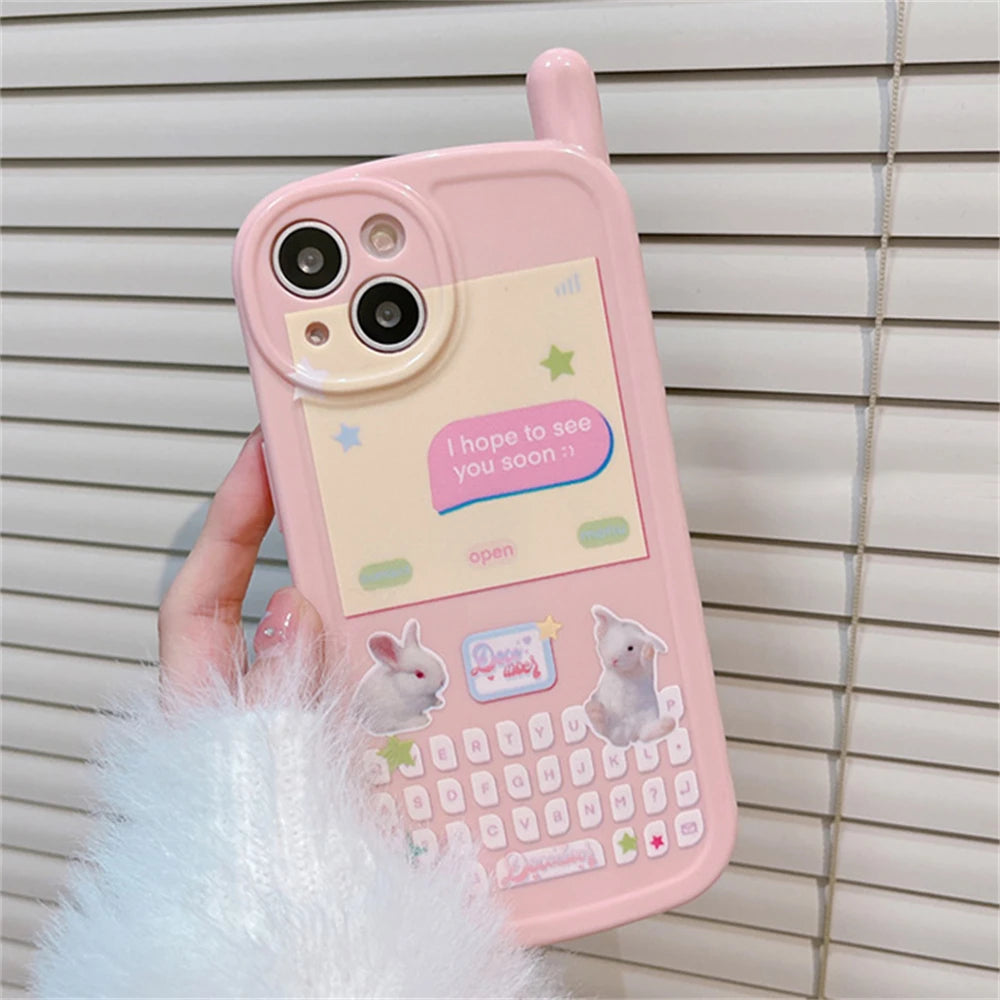 Rhinestone Rabbit iPhone Case