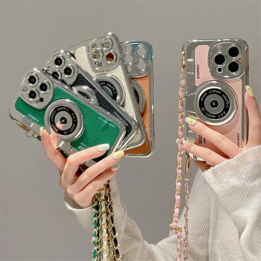 Vintage Camera iPhone Case w/ Bracelet