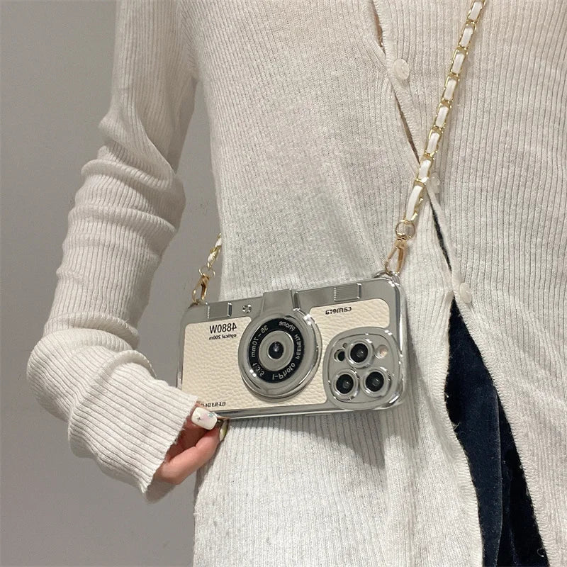 Vintage Camera iPhone Case w/ Bracelet