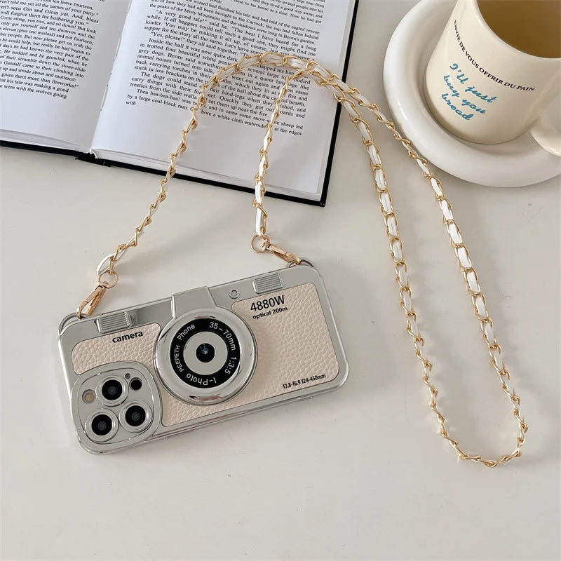 Vintage Camera iPhone Case w/ Bracelet