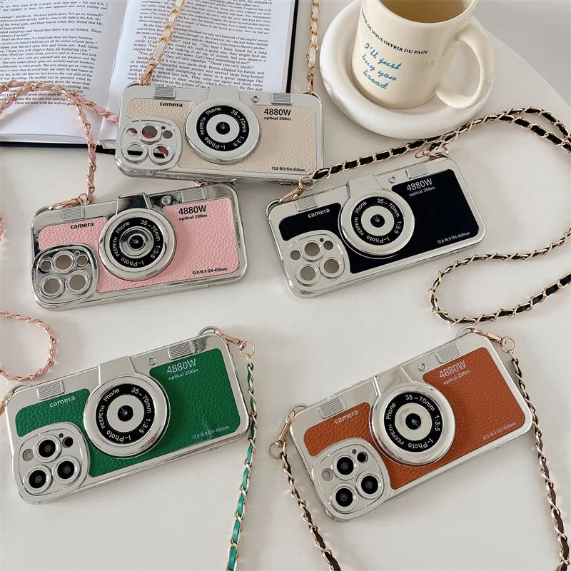 Vintage Camera iPhone Case w/ Bracelet