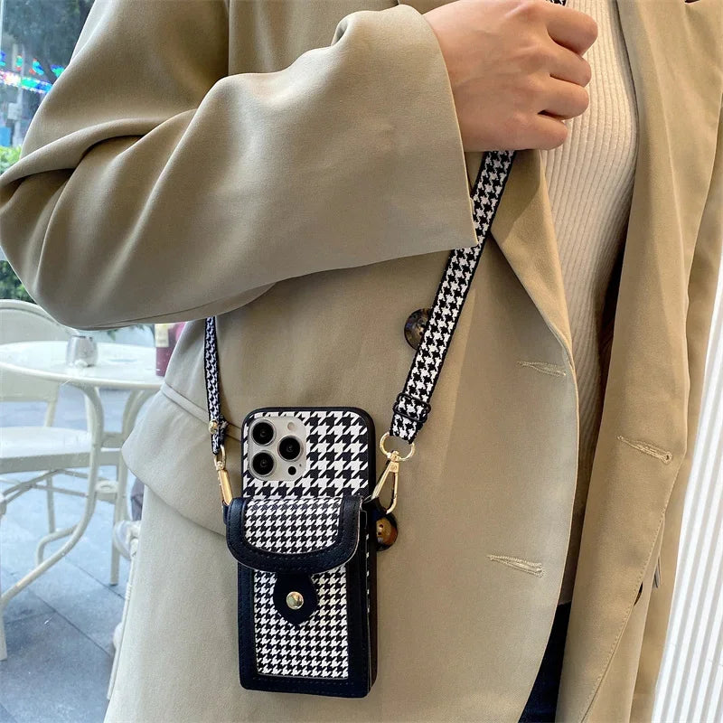 Houndstooth Purse iPhone Case