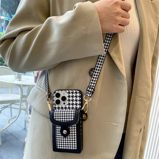 Houndstooth Purse iPhone Case