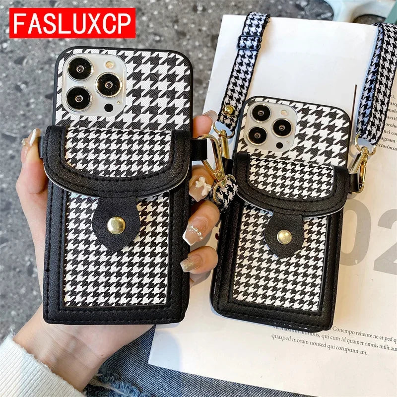 Houndstooth Purse iPhone Case